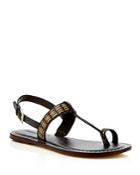 Bernardo Maverick T-strap Slingback Flat Sandals