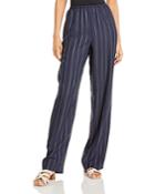 Vince Striped Pull On Wide Leg Pants
