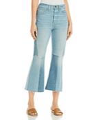 Frame Le Panel Cropped Flared Jeans In Hurley