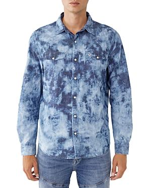 True Religion Bleached Indigo Western Shirt