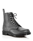 Dr. Martens Women's Pascal Pebbled Leather Combat Booties