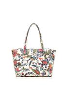 Tory Burch Parker Floral Small Leather Tote