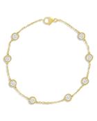 Bloomingdale's Diamond Station Bracelet In 14k Yellow Gold, 1.50 Ct. T.w. - 100% Exclusive