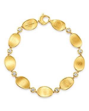 Marco Bicego 18k Yellow Gold Lunaria Diamond Bracelet