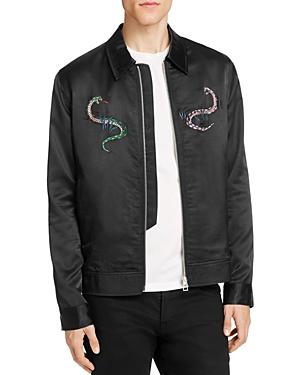 Ps Paul Smith Embroidered Zip-front Jacket