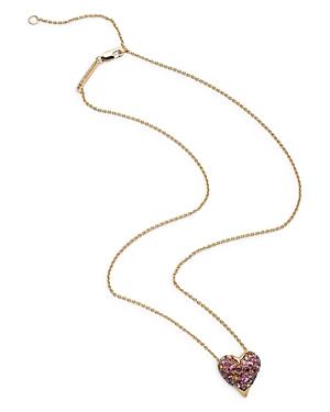 Alexis Bittar Solanales Crystal Heart Pendant Necklace, 18