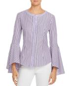 Milly Michelle Bell-sleeve Shirt