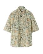 Lemaire Printed Short Sleeve Shirt