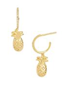 Baublebar Ananas Hoop & Pineapple Drop Earrings