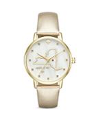Kate Spade New York Metro Leather Watch, 34mm