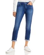 7 For All Mankind Josefina Jeans In Peace Blue