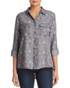 Billy T Floral Button Down Top