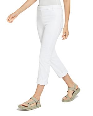 Lysse Plus High Rise Cropped Boyfriend Jeans In White
