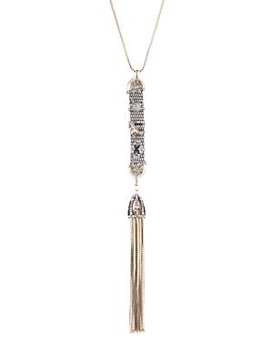 Alexis Bittar Chain Tassel Pendant Necklace, 28