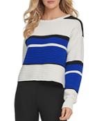 Dkny Ribbed Colorblocked Sweater