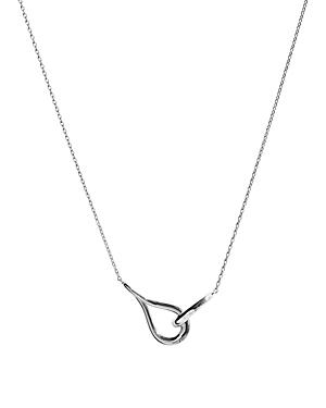Shinola Sterling Silver Lug Link Necklace, 18
