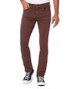 Paige Lennox Slim Fit Jeans In Vintage Leathered Saddle