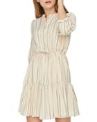 Vero Moda Striped Tiered-skirt Dress