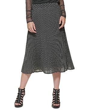 Dkny Printed Pull On Skirt