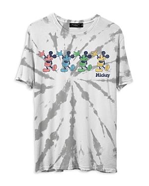 Junk Food Cotton Tie Dyed Mickey Mouse Graphic Tee