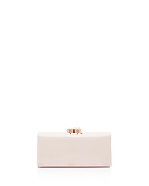 Ted Baker Faux-pearl Bobble Matinee Patent Leather Wallet
