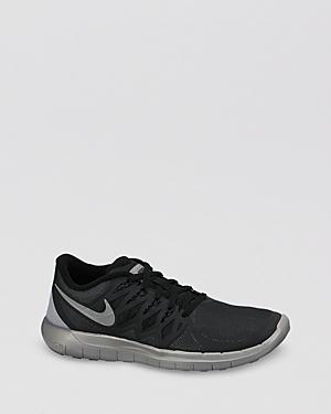 Nike Lace Up Running Sneakers - Women's Free 5.0 Flash