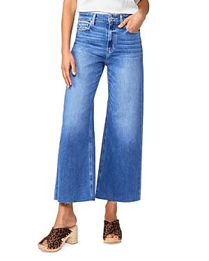 Paige Anessa Raw Hem Jeans In Rock Show Distressed