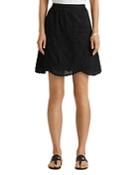 Lauren Ralph Lauren Embroidered Voile Mini Skirt