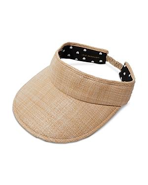 Lele Sadoughi Straw Visor