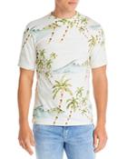 Scotch & Soda Palm Printed Jersey Crown Tee