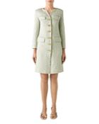 St. John Sequin Tweed Knit Jacket