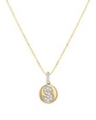 Bloomingdale's Diamond Accent Initial S Pendant Necklace In 14k Yellow Gold, 0.10 Ct. T.w. - 100% Exclusive