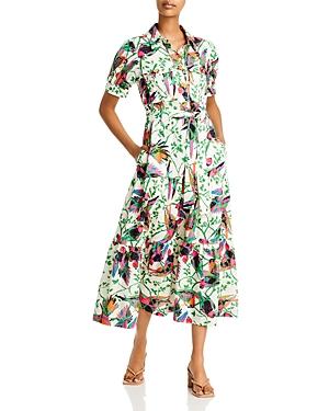 Derek Lam 10 Crosby Buffy Printed Utility Dress