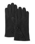 Karen Millen Frill Suede Gloves
