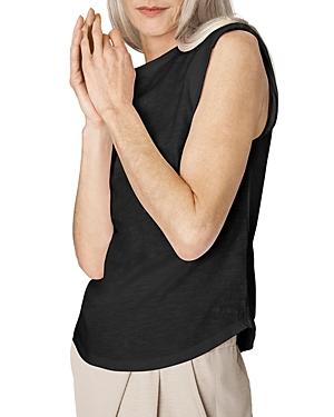 B New York Padded Shoulder Sleeveless Tee