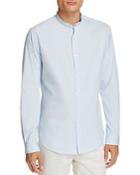 Theory Band Collar Slim Fit Button-down Shirt - 100% Bloomingdale's Exclusive