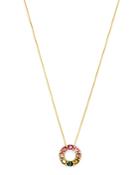 Bloomingdale's Multicolor Tourmaline & Diamond Pendant Necklace In 14k Yellow Gold, 18 - 100% Exclusive