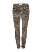 Frame Le Skinny Jeans In Sand Leopard
