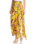 French Connection Linosa Floral-print Wrap Skirt