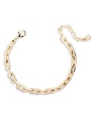 Baublebar Harriet Pave Box Link Bracelet In Gold Tone