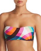 Trina Turk Kaleidoscope Molded Cup Bandeau Bikini Top