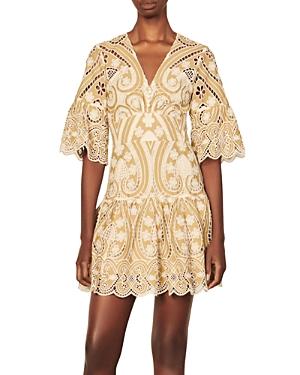 Sandro Drew Guipure Lace Dress