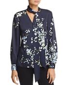 Ted Baker Narlia Graceful Tie-neck Silk Blouse - 100% Exclusive