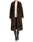 Unreal Fur The Long Mac Faux Fur Coat