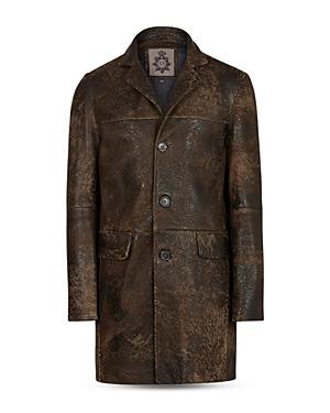 John Varvatos Collection Regular Fit Sheepskin Coat