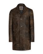 John Varvatos Collection Regular Fit Sheepskin Coat