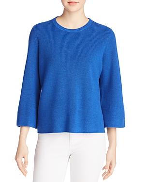 Eileen Fisher Merino Wool Bell Sleeve Sweater