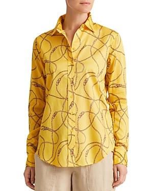 Lauren Ralph Lauren Printed Button-up Shirt