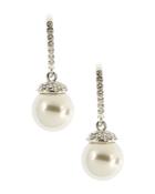 Givenchy Large Simulated Pearl Drop Earrings