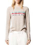Zadig & Voltaire Delly Cashmere Amour Sweater